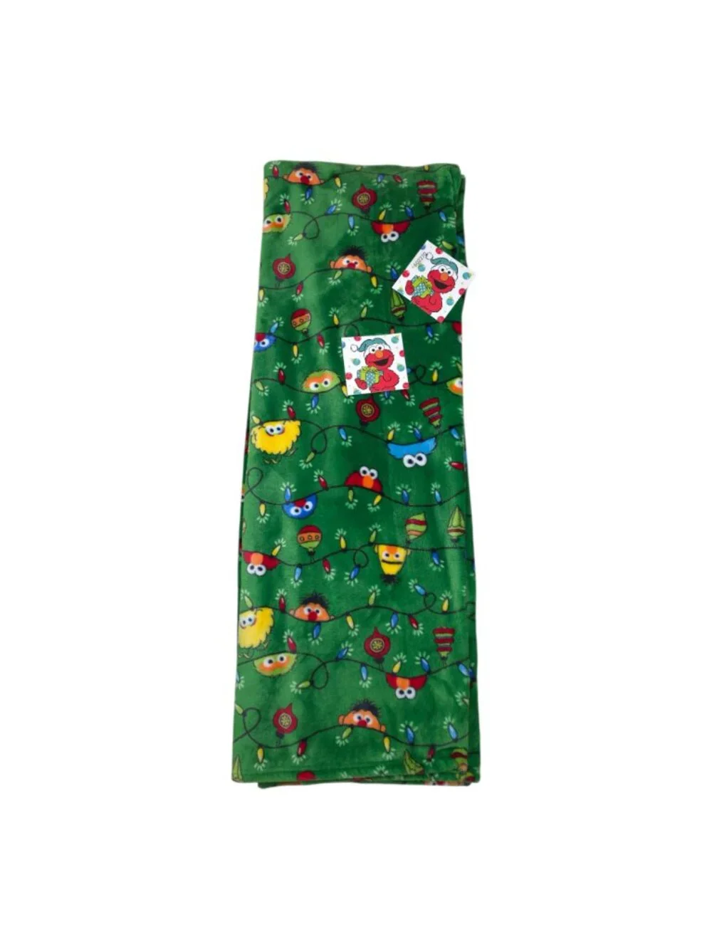 Sesame Street Christmas Decorative Plush Throw Blanket 50x70